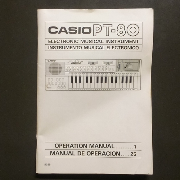 PT-80 Casio Keyboard - Picture 6 of 9